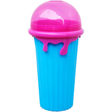 Load image into Gallery viewer, 500ml Large Capacity Slushy Cup Summer Squeeze Homemade Juice Water Bottle Quick-Frozen Smoothie Sand Cup Pinch Fast Cooling Magic Ice Cream Slushy Maker Beker Kitchen Gadgets