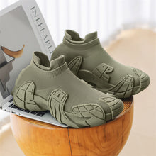 Cargar imagen en el visor de la galería, Zapatillas de deporte con cordones y suela gruesa para hombre, ligeras, personalizadas, para correr y caminar