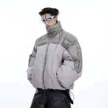 Load image into Gallery viewer, Flowing Light Thickened Three-dimensional Splicing Design Cotton Jacket