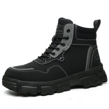 Load image into Gallery viewer, High-top Safety Boots Smash And Pierce Resistant Steel Tips