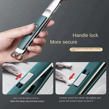 Load image into Gallery viewer, Stainless Steel Grill Clamp, Multifunctional Spatula Tongs Spatula Tongs For Grilling Frying Barbecue Spatula Clip BBQ Tongs Frying Fish Spatula Clip Bread Household Kitchen Tool