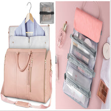 Load image into Gallery viewer, Large Capacity Travel Duffle Bag Women's Handbag Folding Suit Bag Waterproof Clothes Totes