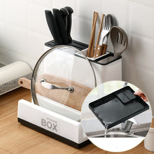 Load image into Gallery viewer, Tableware Storage Holders Kitchen Knife Plastic Storages Racks For Kitchen Convenience Cabinet Kitchen Gadgets