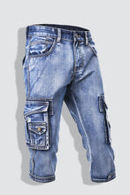 Load image into Gallery viewer, Cropped Pants Slim Fit Denim Shorts Cropped Pants Casual Jeans