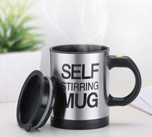 Load image into Gallery viewer, Automatic Stirring Glass Lazy Electric Mug Stainless Steel Electric Rotating Coffee Cup