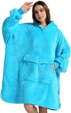Load image into Gallery viewer, Krifey Wearable Blanket Hoodie, Oversized Sherpa Hooded As Birthday Gifts For Mom Women Girlfriend Men, Cozy Sweatshirt With Giant Pocket