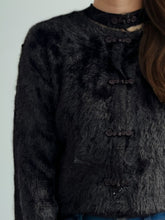 Load image into Gallery viewer, Cutout Knot Button Long Sleeve Cardigan