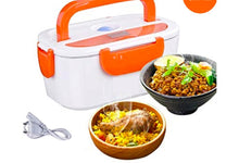 Load image into Gallery viewer, Electric lunch box food grade plastic 110v 220v plug in lunch box household appliances gift