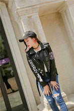 Load image into Gallery viewer, New Women Autumn Winter Faux Soft Leather Jackets Coats Lady Black