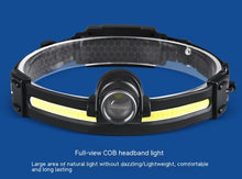 Load image into Gallery viewer, Multifunctional Silicone Night Running Induction Telescopic Zoom Outdoor Led Emergency Light