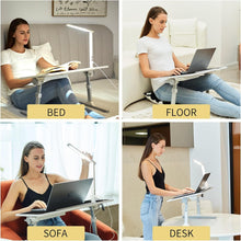 Load image into Gallery viewer, Lap Desk For Laptop, Portable Bed Table Desk, Laptop Desk With LED Light And Drawer, Adjustable Laptop Stand For Bed, Sofa, Study, Reading