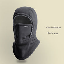 Load image into Gallery viewer, Winter Fleece Hooded Scarf Windproof Cold-proof Warm Face Mask Outdoor Thermal Head Cover Hat