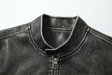 Load image into Gallery viewer, Motorcycle Racing Suit Leather Coat Men's Trend