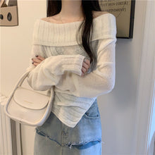 Load image into Gallery viewer, Off-shoulder Irregular Sweater Women
