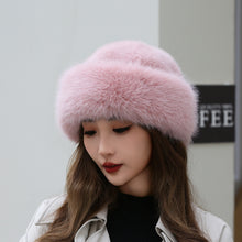 Cargar imagen en el visor de la galería, Gorro de pescador sencillo, de moda, de piel sintética, grueso y cálido