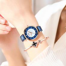 Load image into Gallery viewer, Simple Watch Small Steel Watch Women's Watch Casual Women's Watch