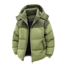 Load image into Gallery viewer, Thick Corduroy Patchwork Jacket Winter Zip-up Stand Collar Coat Casual Commuter Long-sleeved Cardigan Top Outwear Women's Clothing