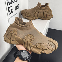 Cargar imagen en el visor de la galería, Zapatillas de deporte con cordones y suela gruesa para hombre, ligeras, personalizadas, para correr y caminar