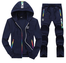 Load image into Gallery viewer, Hooded Long Sleeve Stand Collar Printed Cardigan