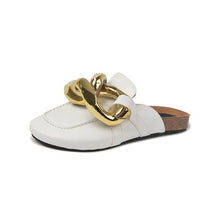 Load image into Gallery viewer, Fashionable Thick-soled Baotou Metal Chain Slippers