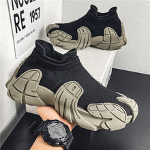 Cargar imagen en el visor de la galería, Zapatillas de deporte con cordones y suela gruesa para hombre, ligeras, personalizadas, para correr y caminar
