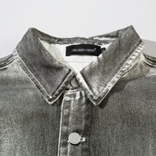 Load image into Gallery viewer, Heavy Industry Distressed Dirty Denim Shirt For Men