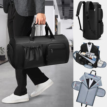 Load image into Gallery viewer, High Quality Waterproof Suit Bag For Men Large Capacity Travel Bag With Shoe Compartment Dry And Wet Separation Travel Organizer