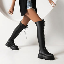 Load image into Gallery viewer, Punk Autumn And Winter Lace-up Martin Boots Platform