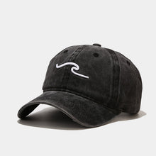 Load image into Gallery viewer, Hat Women's Washed Old Three-dimensional Wave Embroidery