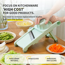 Load image into Gallery viewer, Household Vegetable Cutting Potato Slicer Shredder Multifunctional Fruit Julienne Slicer Grater With Handle Kitchen Gadgets