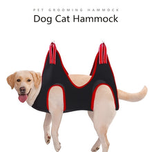 Cargar imagen en el visor de la galería, Hamaca para el cuidado de mascotas y gatos, para cortar uñas de perros, antiarañazos, antimordeduras, bolsa fija, bolsa de sujeción para recortar el baño, hamaca de belleza, juego colgante para mascotas