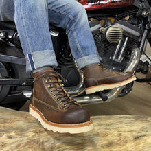 Load image into Gallery viewer, Retro Style Worker Boot Men's High-top Leather Motorcycle Boots
