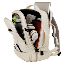 Cargar imagen en el visor de la galería, Large Capacity Backpack For Women Men Multiple Pockets And Zippers Versatile Computer Bags Business Travel Backpack
