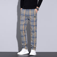 Load image into Gallery viewer, Men's Plaid Casual Pants All-matching