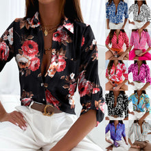 Load image into Gallery viewer, Fashion Long Sleeve Printed Shirt