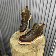 Load image into Gallery viewer, Retro Style Worker Boot Men's High-top Leather Motorcycle Boots