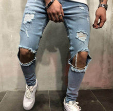 Load image into Gallery viewer, Men's knees, big brooch pants