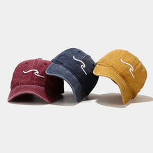 Load image into Gallery viewer, Hat Women's Washed Old Three-dimensional Wave Embroidery