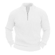 Load image into Gallery viewer, Leisure Pullover Men's Sweater Solid Color Stand Collar Long Sleeve