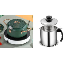 Cargar imagen en el visor de la galería, Stainless Steel Telescopic Folding Basket Frying Basket French Fries Degreasing Kitchen Tool