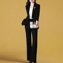 Load image into Gallery viewer, Business Suit Fashion Temperament Reduction Two-piece Set