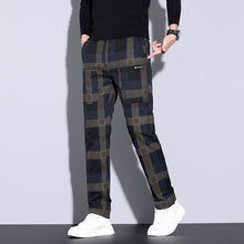 Load image into Gallery viewer, Men's Plaid Casual Pants All-matching