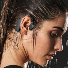 Cargar imagen en el visor de la galería, Bone Conduction Headphones Waterproof Open Ear Wireless Earbuds Bluetooth Long Playtime Sports Headset With Mic Sweatproof Premium Sound Air Conduction Earphones For Running Sports Swimming