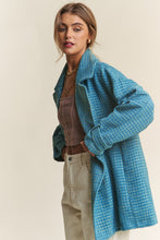 Load image into Gallery viewer, J.NNA Tweed Double-Breasted Long Sleeve Coat