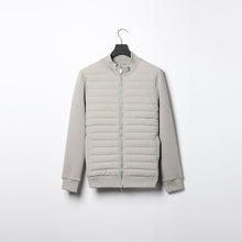 Load image into Gallery viewer, Lightweight Stand Collar Coat For Men Fashion Stitching Knitted Jacket Winter Outwear
