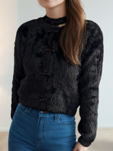 Load image into Gallery viewer, Cutout Knot Button Long Sleeve Cardigan