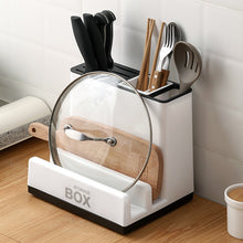 Load image into Gallery viewer, Tableware Storage Holders Kitchen Knife Plastic Storages Racks For Kitchen Convenience Cabinet Kitchen Gadgets