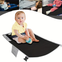 Load image into Gallery viewer, Portable Airplane Seat Extension Pad - Comfortable Nylon Travel Footrest For Enhanced Leg Support