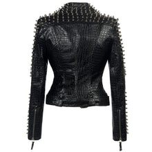 Load image into Gallery viewer, Short leather jacket