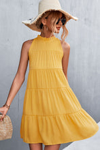 Load image into Gallery viewer, Grecian Tiered Sleeveless Dress